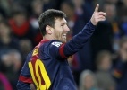 Espanhol: Messi supera C. Ronaldo e faz 4 em goleada do Barça