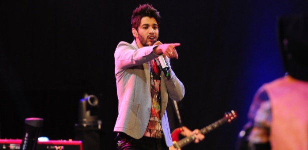 Gusttavo Lima durante show no BBB13 em janeiro