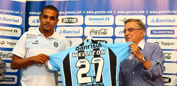 Welliton chegou ao Grêmio em fevereiro deste ano, mas teve poucas oportunidades