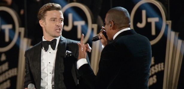 Parceiros na música "Suit & Tie", Jay-Z (à dir) e Justin Timberlake vão sair em turnê juntos