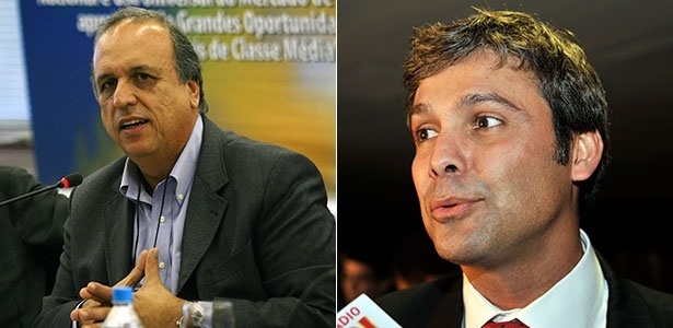Pezão, vice-governador do Rio, e Lindbergh Farias, senador petista, pré candidatos ao governo do Estado