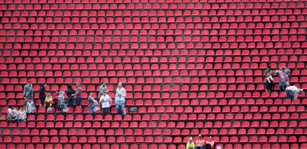 Morumbi, agora, tem todas as cadeiras vermelhas