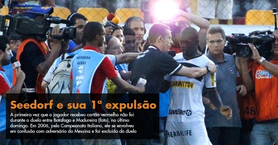  - a-primeira-vez-que-o-jogador-recebeu-cartao-vermelho-nao-foi-durante-o-duelo-entre-botafogo-e-madureira-foto-no-ultimo-domingo-em-2006-pelo-campeonato-italiano-ele-se-envolveu-em-confusao-com-1364815212050_956x500