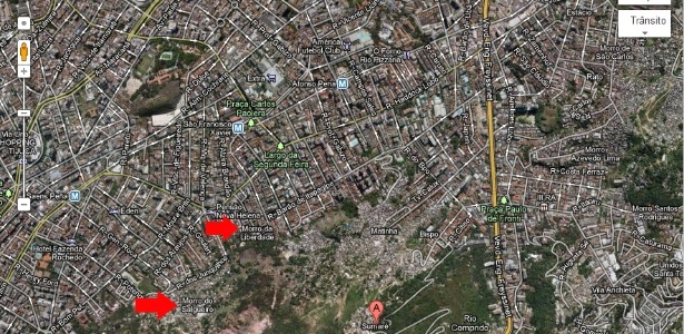 A palavra favela foi retirada pelo Google para mostrar o ''Morro do Salgueiro'' e o ''Morro da Liberdade''