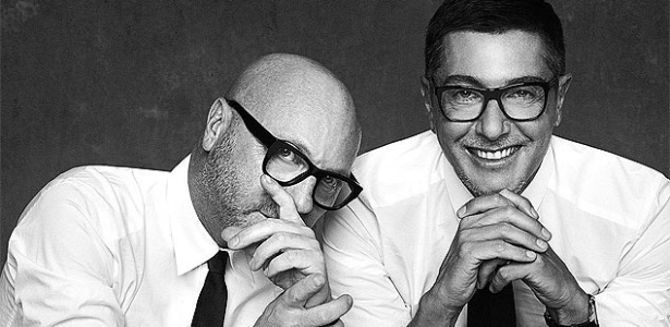 Os estilistas italianos Domenico Dolce & Stefano Gabbana, que abriram em São Paulo sua primeira loja própria na América Latina
