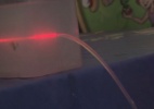 Cientista maluco mostra que a luz tamb�m pode fazer curva