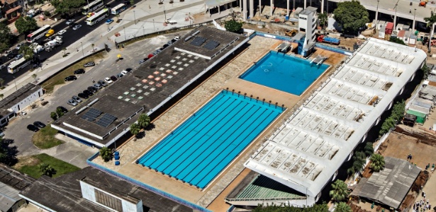 Júlio César Guimarães/UOL Parque Aquático Julio Delamare deve ser retirado do Complexo Esportivo do Maracanã