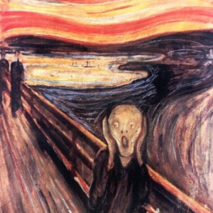 "O Grito", do pintor norueguês Edvard Munch (1863-1944), é um de seus trabalhos mais conhecidos