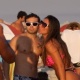 Nicole Bahls curte praia com Diogo Pombo na Barra da Tijuca - Marcos Ferreira/Foto Rio News