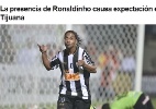 Presença de Ronaldinho causa 