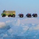 Grupo sai da Rússia rumo ao Canadá e cruza polo Norte em caminhões - Marine Ice Automobile Expedition/Affanassi Makovnev/AFP