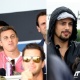 Pedro Scooby, Luciano Huck e Cauã Reymond conferem o campeonato mundial de surf na Barra - Marcos Ferreira/Foto Rio News 
