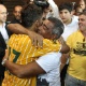 Rom&aacute;rio homenageia filho ap&oacute;s t&iacute;tulo estadual pelo Brasiliense com gol na final