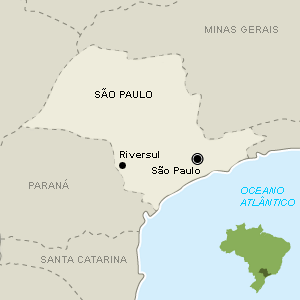 Riversul está a 269 km de São Paulo