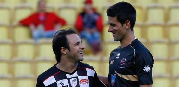 Em Mônaco, Massa e Djokovic participaram de jogo beneficente 