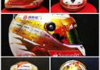Fernando Alonso apresenta capacete comemorativo para o GP de Mônaco