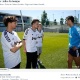 Cristiano Ronaldo conhece integrantes de banda teen brit&acirc;nica