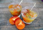 Caipirinha de Caqui com Maracujá