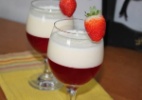 Gelatina com Creme Gelatina com Creme