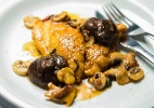 Scaloppine de Frango com Cogumelos Scaloppine de Frango com Cogumelos