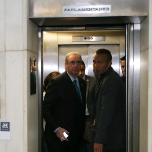 Alan Marques/Folhapress O presidente da Câmara dos Deputados, Eduardo Cunha (PMDB-RJ), chega ao Congresso Nacional