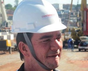 Um soldado da Odebrechet