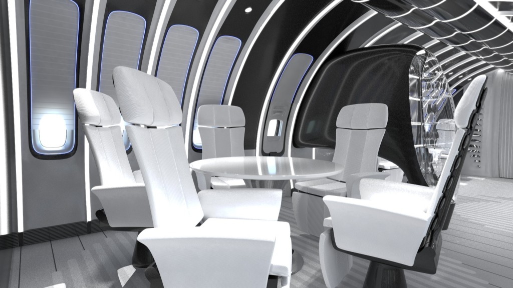 Projeto de assento da Lufthansa Technik (Imagem: Divulgação)