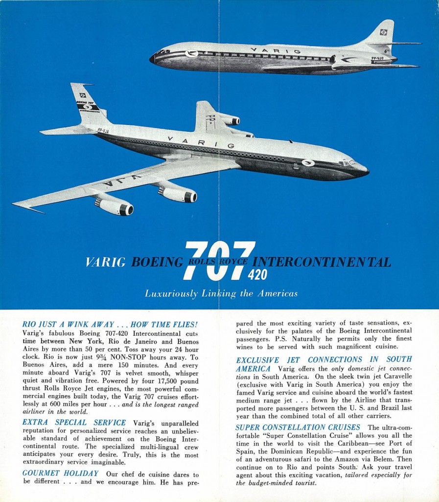 Propaganda da Varig veiculada nos EUA nos anos 1960
