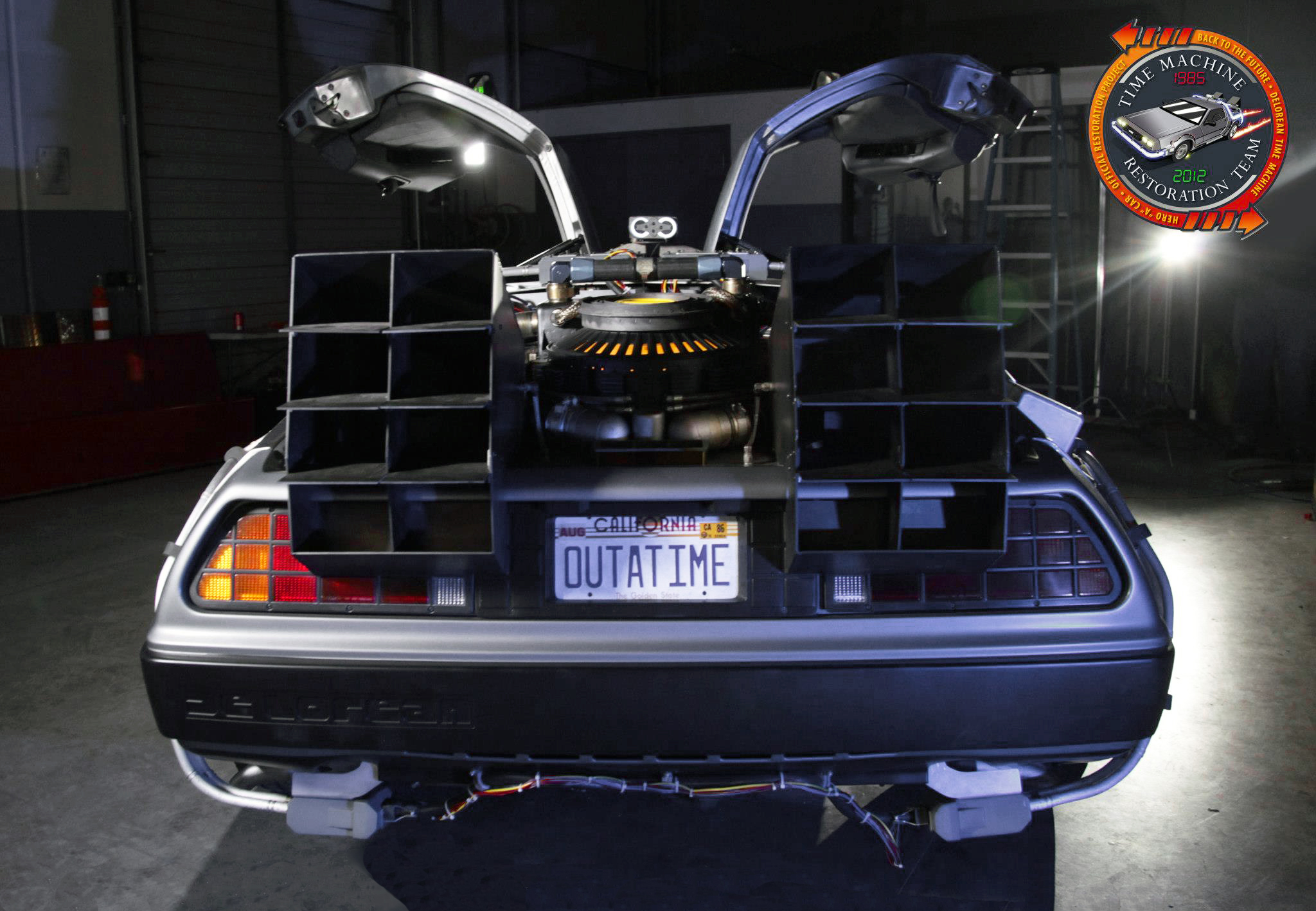 DeLorean original do filme “De volta