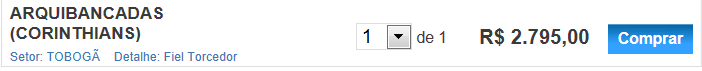 Reprodução do site ticketbis.com.br
