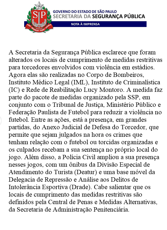 Impasse entre PM e Justiça deixa brigões de Gaviões e Mancha sem ‘castigo’