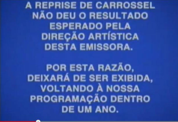 Final inesperado da reprise de "Carrossel" repercutiu em 2013