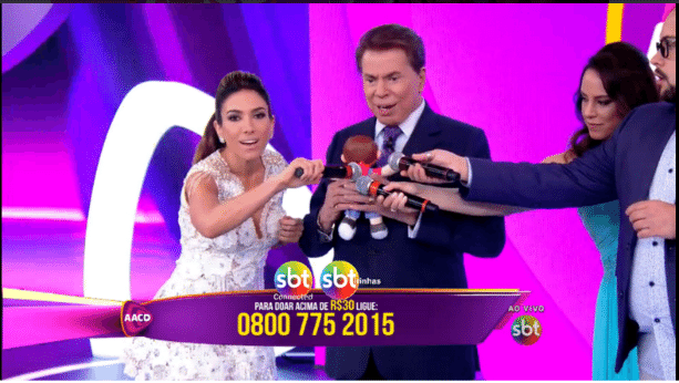 Resultado de imagem para teleton 2016 silvio e patricia
