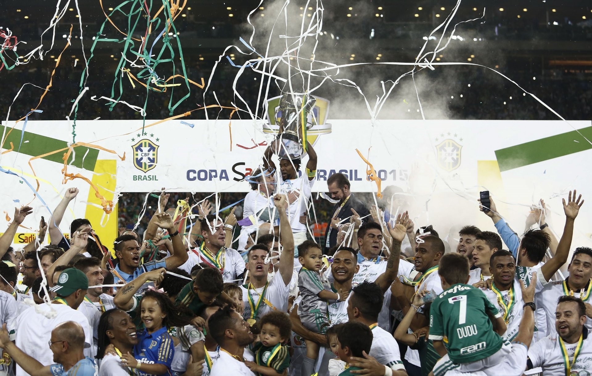 Palmeiras é o atual campeão da Copa do Brasil. Foto: AFP PHOTO / Miguel SCHINCARIOL