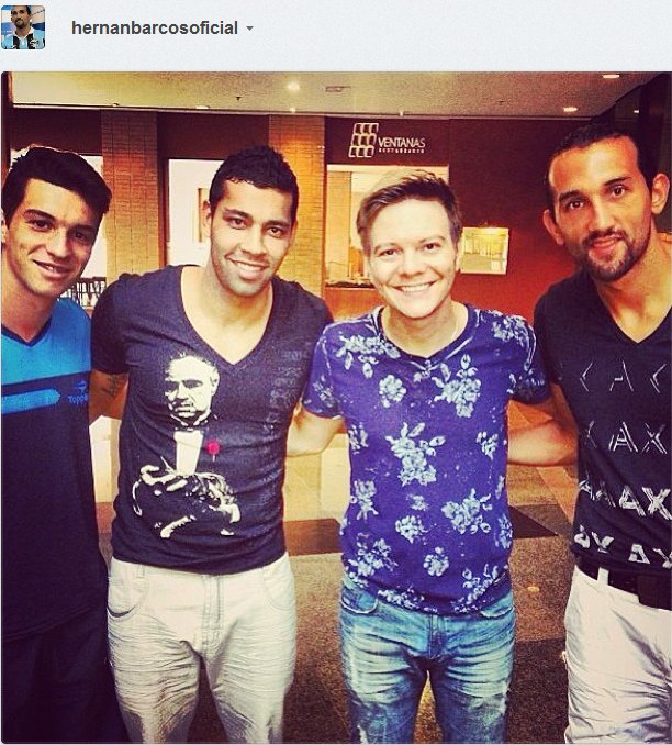 Jean, André Santos, Michel Teló e Barcos