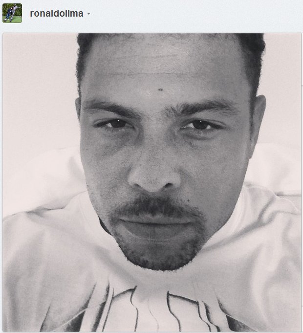 Ronaldo mostra seu cavanhaque