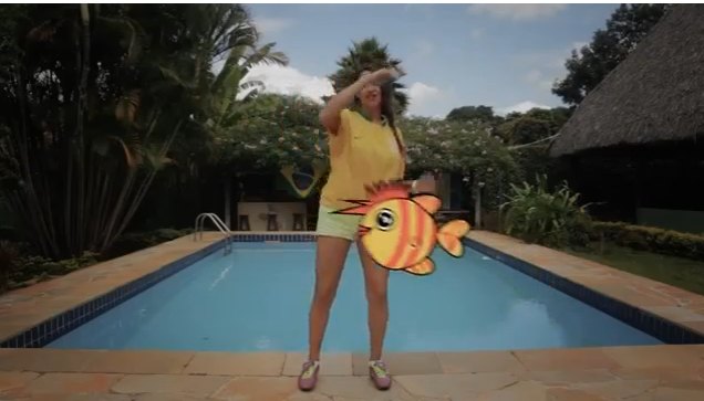 Peixinho em homenagem ao Neymar