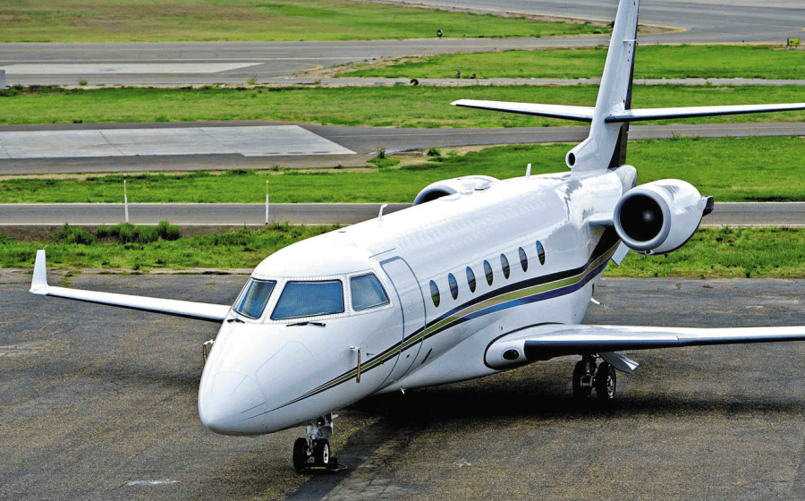 Jato Gulfstream G200, semelhante ao comprado por C. Ronaldo (Crédito: Gulfstream/Divulgação)