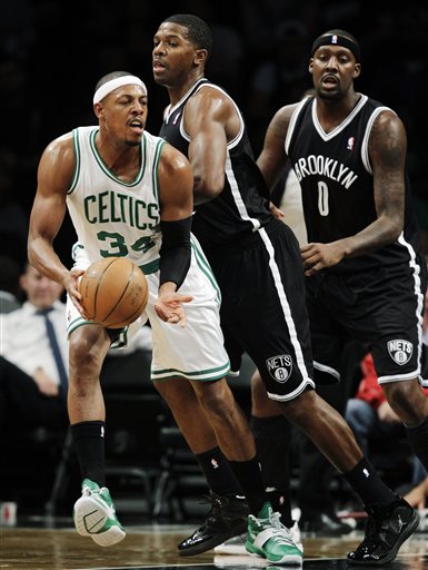 Paul Pierce, Joe Johnson, Andray Blatche