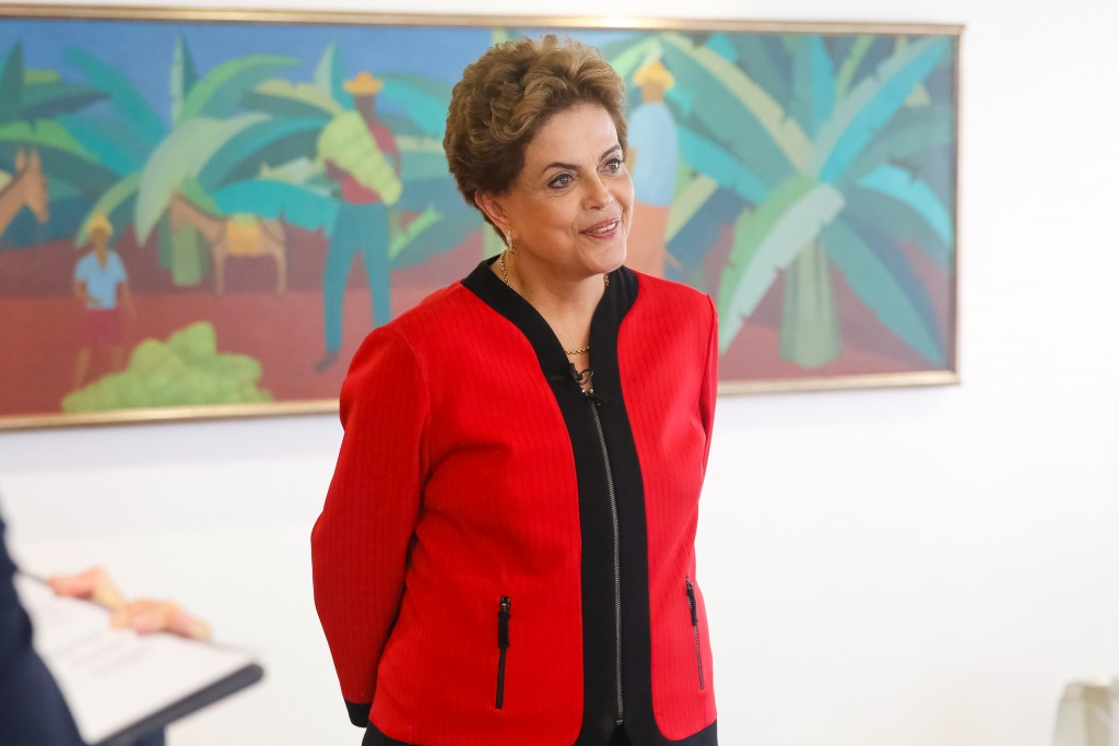 Brasília - DF, 22/01/2016. Presidenta Dilma Rousseff durante entrevista para o UOL. Foto: Roberto Stuckert Filho/PR