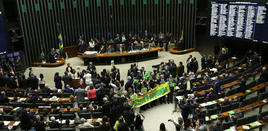 Carama-plenario-impeachment-Foto- MarceloCamargo-AgenciaBrasil-15abr2016