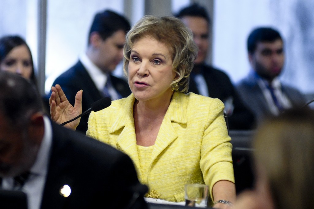 Comissão Especial do Impeachment 2016 (CEI2016) realiza reunião para ouvir testemunhas de acusação. Em pronunciamento, senadora Marta Suplicy (PMDB-SP) Foto: Pedro França/Agência Senado