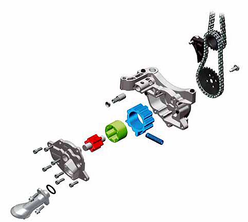 Bomba de oleo 12v linear