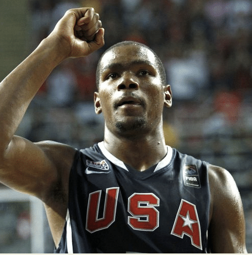 Kevin Durant, no Mundial de Istambul 2010