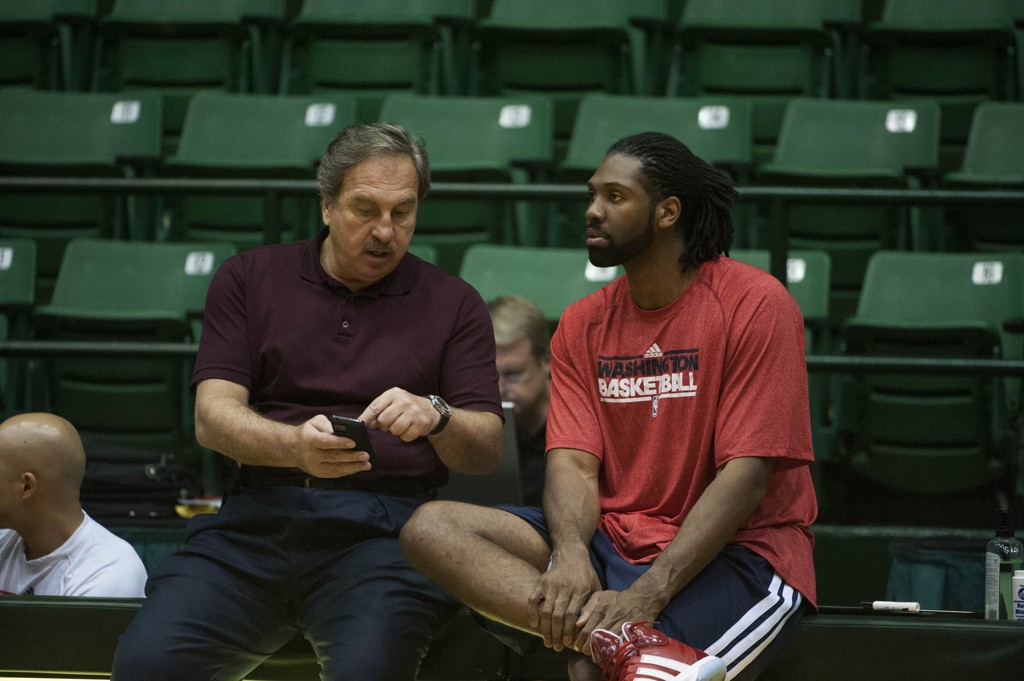 Nenê e Randy Wittman, Washington Wizards Wittman fica esperando o retorno de Nenê