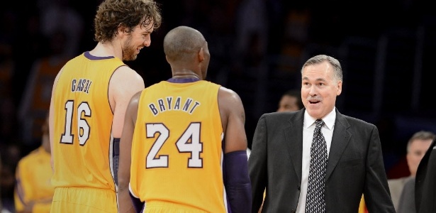 Pau Gasol, Kobe Bryant, Mike D'Antoni, Lakers Kobe gosta de Mike D; Gasol... Ainda incerto