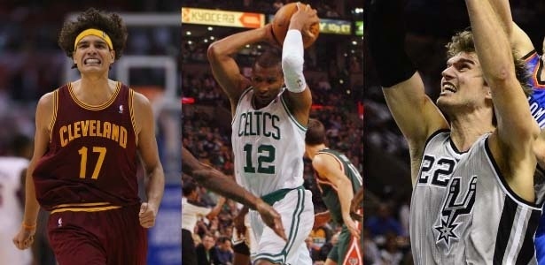brasileiros-nba Varejão, Leandrinho e Splitter
