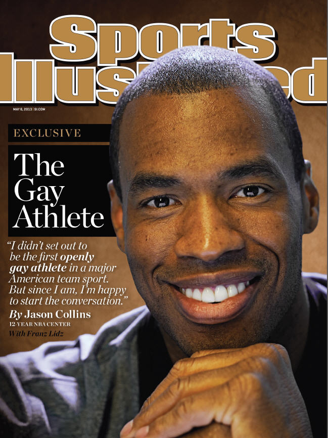 Jason Collins, NBA, homossexual, gay, capa Sports Illustrated Jason Collins, primeiro a assumir homessexualidade na NBA