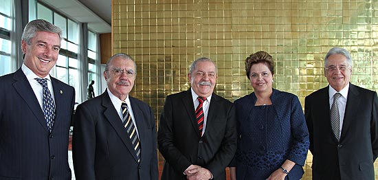 Collor, Sarney, Lula, Dilma e FHC