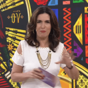 Fátima comete gafe em seu programa
